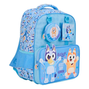 Kit Escolar Bluey Xeryus com Mochila, Lancheira Térmica e Estojo