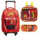 Kit Mochila com Rodinha Carros Relâmpago McQueen