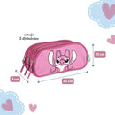 Mochila Rodinha Angel Pelúcia Grande Infantil Escolar