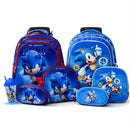 Kit Escolar Sonic com Mochila, Lancheira Térmica e Estojo + Brinde